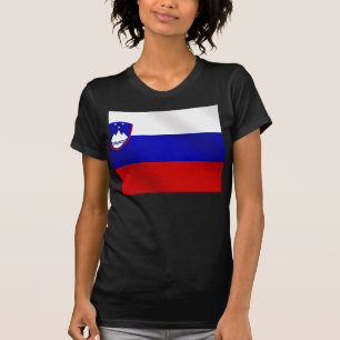 T-shirt drapeau slovène de la Slovénie pour les