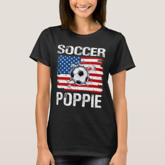 T-shirt Drapeau Soccer POPPIE USA