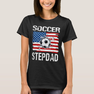 T-shirt Drapeau Soccer STEPDAD USA