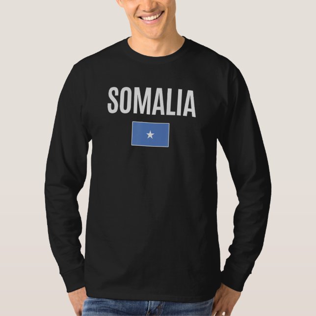 T-shirt Drapeau somalien (Devant)