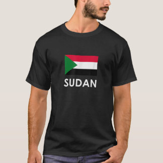 T-shirt Drapeau SOUDAN T Chemise T