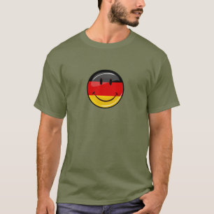 T-shirt Drapeau souriant allemand