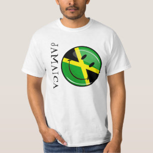 T-shirt Drapeau souriant jamaïcain