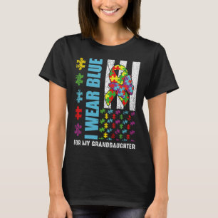 T-shirt Drapeau spécial du Puzzle Grandgirl Sensibilisatio
