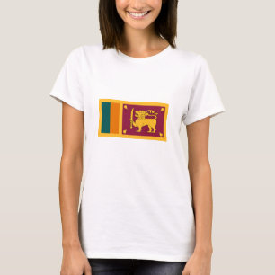 T-shirt Drapeau Sri Lanka