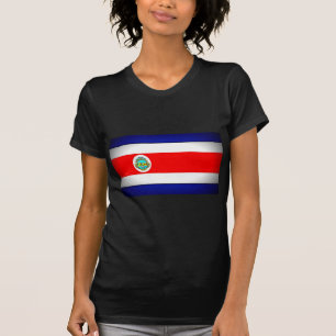 T-shirt Drapeau stylisé du Costa Rica