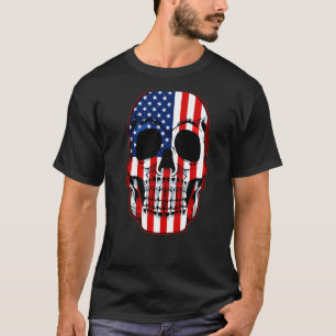 T-shirt Drapeau sucre américain Drapeau 4 juillet Cool Pat