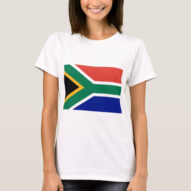 T-shirt Drapeau sud-africain (Devant)
