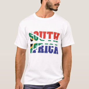 T-shirt Drapeau sud-africain