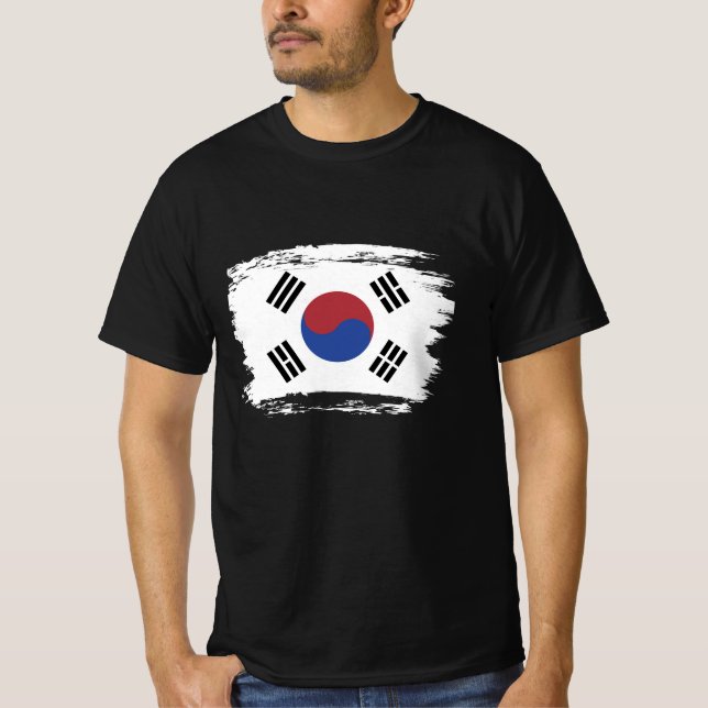 T-shirt drapeau sud-coréen (Devant)