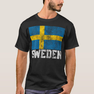 T-shirt Drapeau suédois Suède Fierté nationale Racines Pay