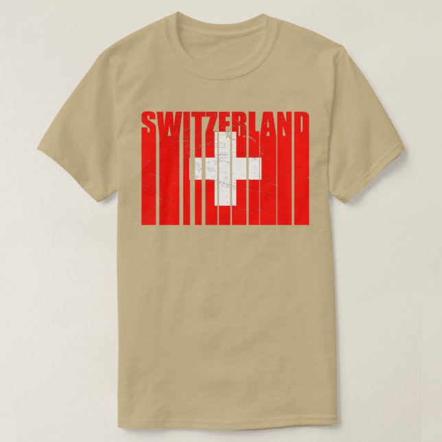 T-shirt Drapeau suisse1 (Design devant)