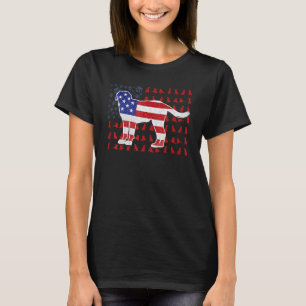 T-shirt Drapeau suisse de montagne 4 juillet M