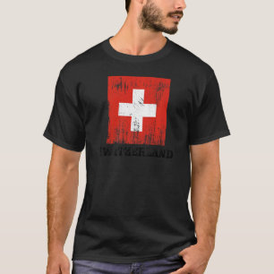 T-shirt Drapeau suisse Fierté Drapeau suisse