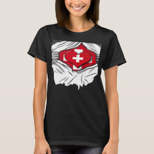 T-shirt Drapeau suisse - Suisse