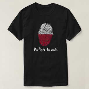T-shirt Drapeau tactile polonais