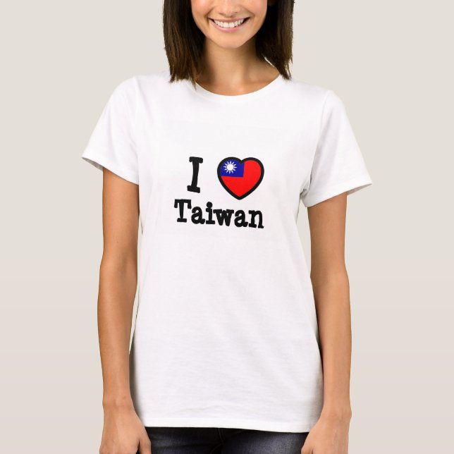 T-shirt Drapeau Taïwan (Devant)