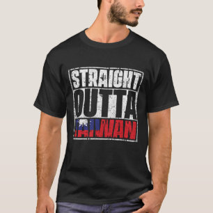 T-shirt Drapeau Taïwan droit