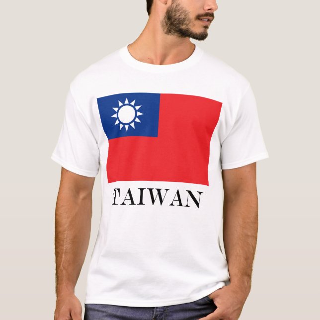 T-shirt Drapeau taïwanais (Devant)