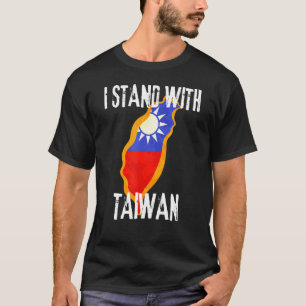T-shirt Drapeau Taïwanais Couleurs Taïwanais Pays De Tai