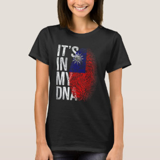 T-shirt Drapeau Taïwanais en Détresse C'est Dans Mon Empre