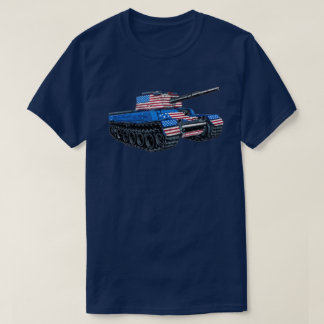 T-shirt Drapeau Tank USA