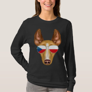 T-shirt Drapeau tchèque Cirnechi dellu2019Etna Chien Répub