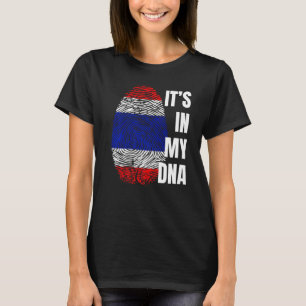 T-shirt Drapeau thaïlandais Dna Empreinte Thaïlande