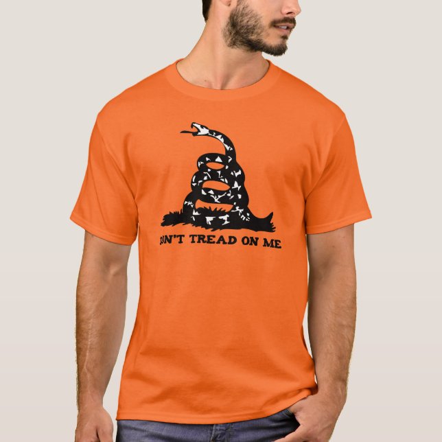 T-shirt Drapeau Tie Dye Gadsden (Devant)