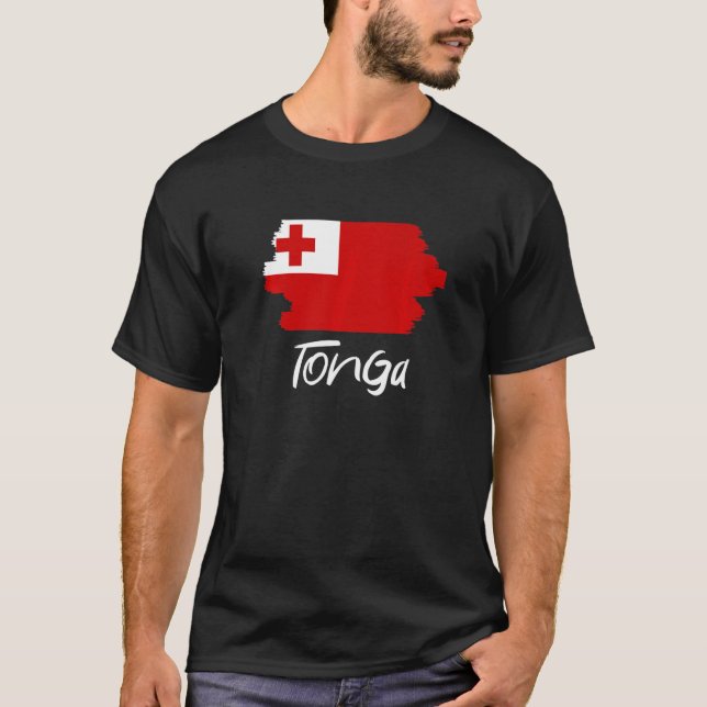 T-shirt Drapeau Tonga (Devant)