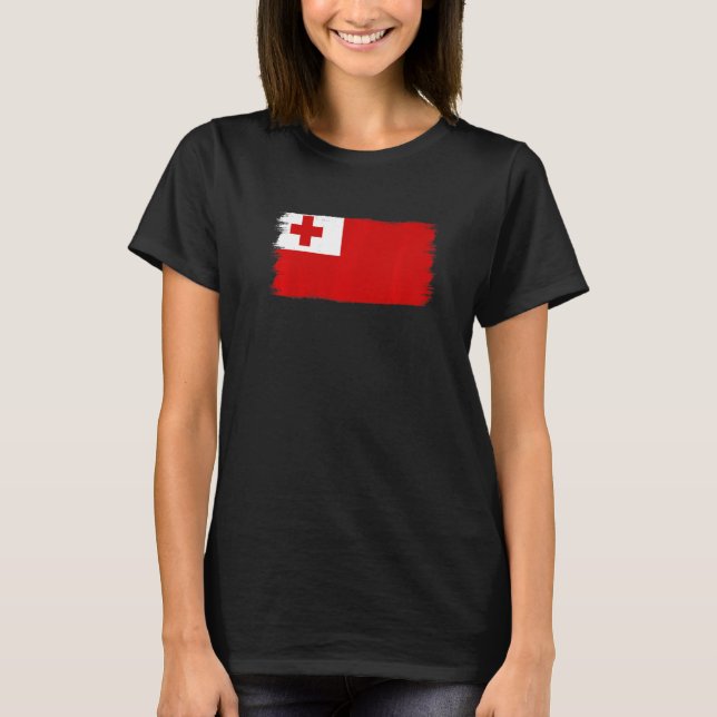T-shirt Drapeau Tonga 1 (Devant)