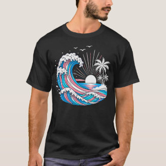 T-shirt Drapeau Transgenre Fierté Lgbtq - Japonais