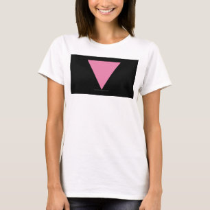 T-shirt Drapeau triangle rose de SlipperyJoe's symbole ros
