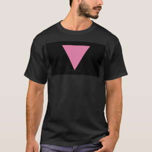 T-shirt Drapeau triangle rose de SlipperyJoe's symbole ros