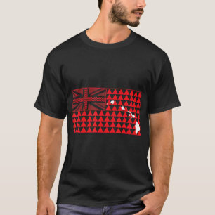 T-shirt Drapeau tribal hawaïen, T-shirt État d'Haw