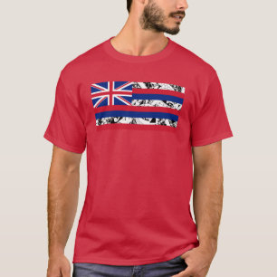 T-shirt Drapeau tribal polynésien d'Hawaï