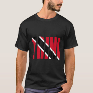 T-shirt Drapeau Trinidadien De Trinité-Et-Tobago