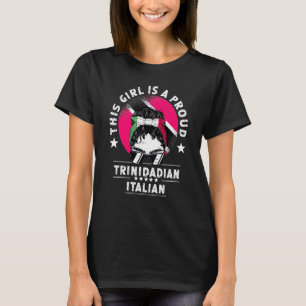 T-shirt Drapeau Trinité-et-Tobago Italie Femmes Adultes Fi