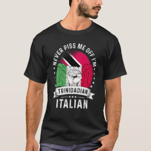 T-shirt Drapeau Trinité-et-Tobago Italie Humour Fierté Cul