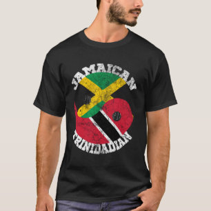 T-shirt Drapeau Trinitéen Trinidad Et Jamaïque Fla