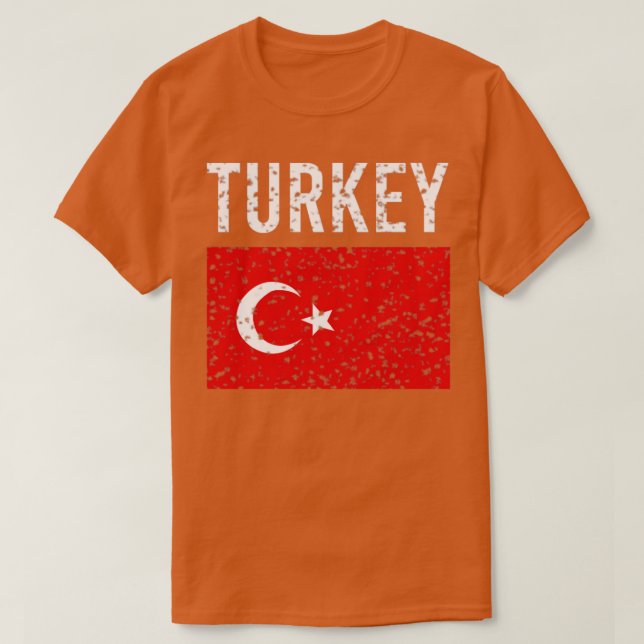 T-shirt Drapeau turc (Design devant)
