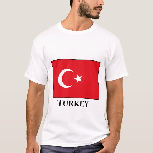 T-shirt Drapeau turc (Devant)
