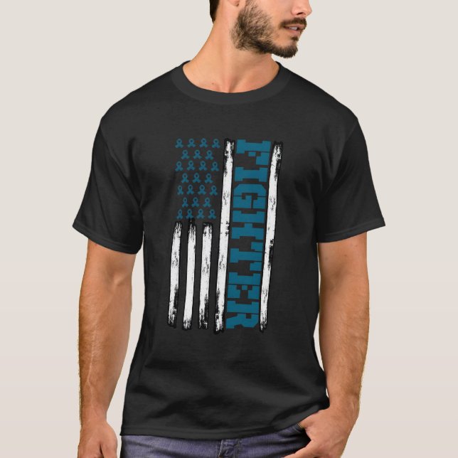 T-shirt Drapeau Turquoise Ri (Devant)
