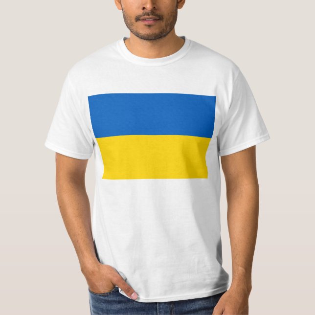 T-shirt Drapeau Ukraine (Devant)
