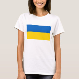T-shirt Drapeau Ukraine