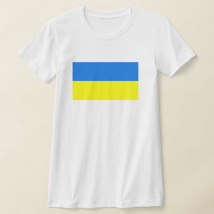 T-shirt Drapeau Ukraine