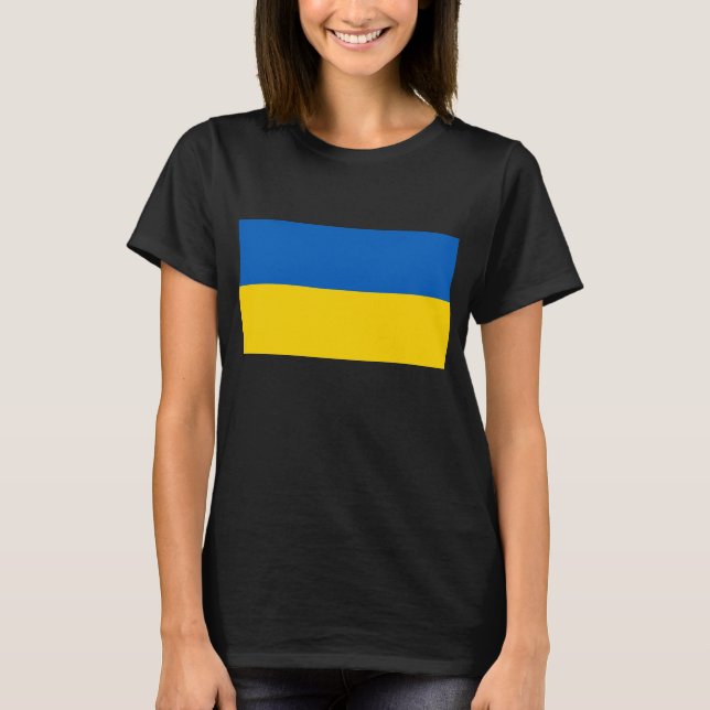 T-shirt Drapeau Ukraine (Devant)
