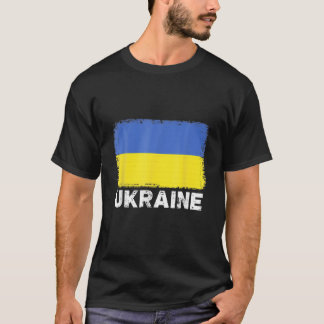 T-shirt Drapeau Ukraine Vintage du peuple ukrainien