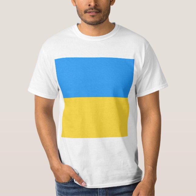 T-shirt Drapeau ukrainien (Devant)