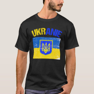 T-shirt Drapeau ukrainien Drapeau ukrainien Cadeau ukraini